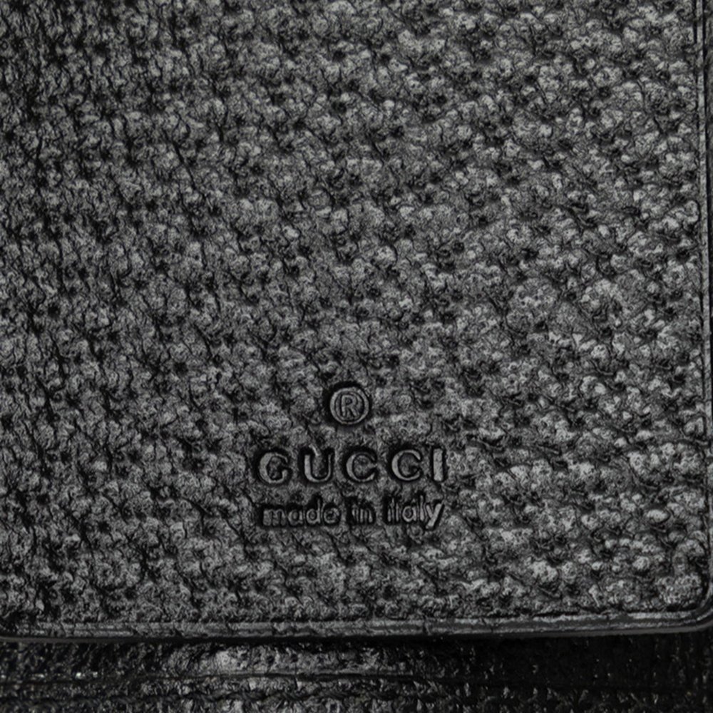 Gucci GG Canvas 6-ring Key Case 154184 Black Leather Women's GUCCI - Picture 7 of 9